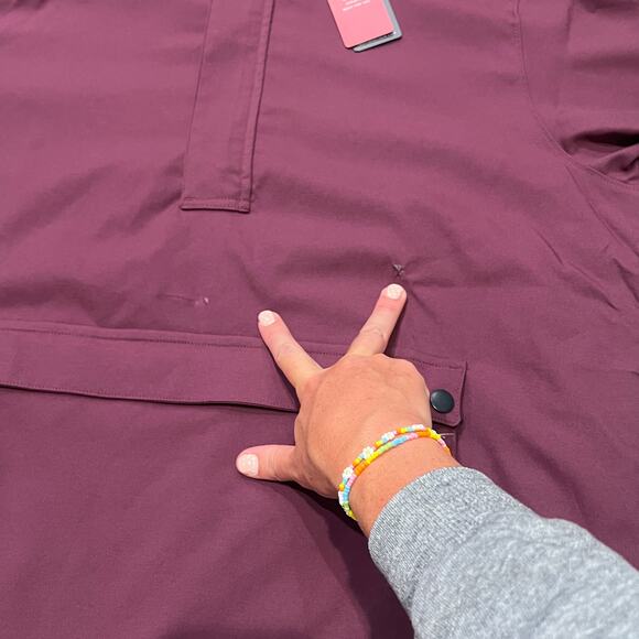 TRAVIS MATHEW Men's Sport Mode Hoodie Size L In Mauve Wine - Picture 7 of 14